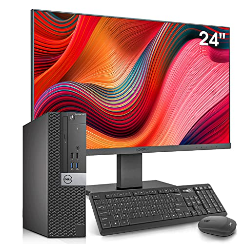 Dell-OptiPlex-Desktop-Computer-with-24-inch-Monitor-PC-and-Monitor-Bundle-i7-6700-34GHz16GB-Ram-New-512GB-SSDIntel-AC7260-Built-in-WiFi-BluetoothHDMIRefurbished-DesktopWindows-10-Pro-Renewed-0